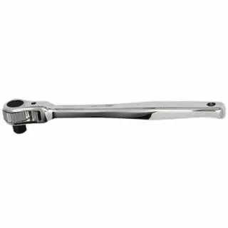 WRIGHT TOOL 1/2 Drive Ratchets, Single Pawl, Open Pear, 10 1/2 , Chromium, Contour Handle, 4480