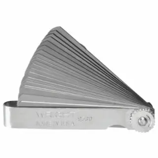 WRIGHT TOOL Feeler Gauge Set, 0.0015-0.00035- Thick, Inch, 1 piece per pack, 9530