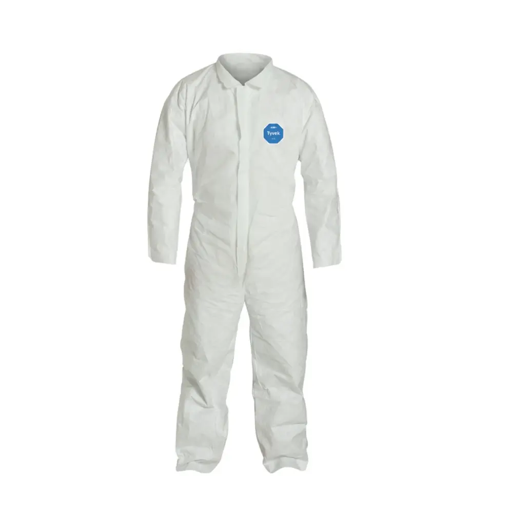 DuPont TY120S-1 Suit: Tyvek 400 Disposable Protective Coverall, Snow