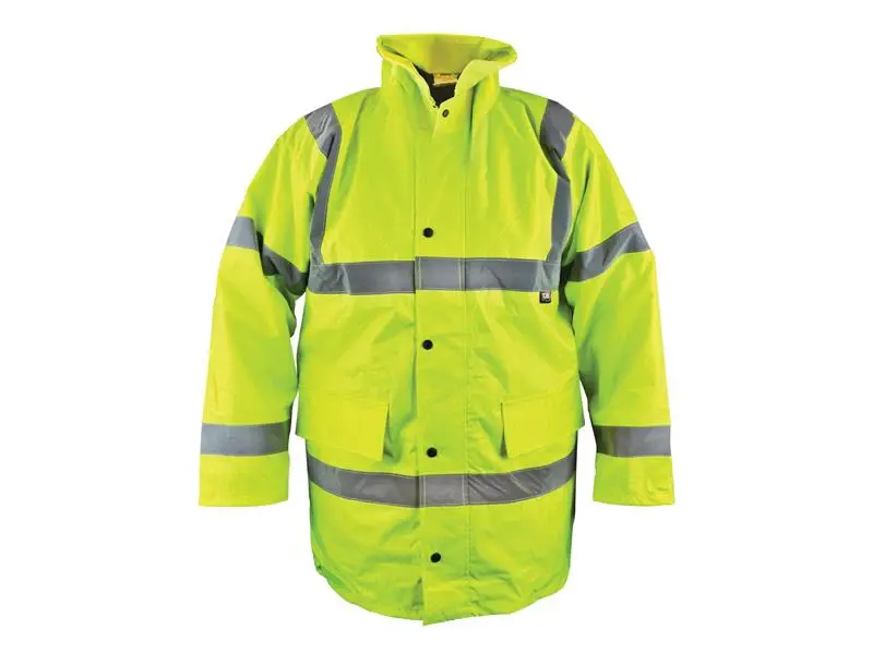 Scan Hi-Vis Motorway Jacket Canary - M (41in)
