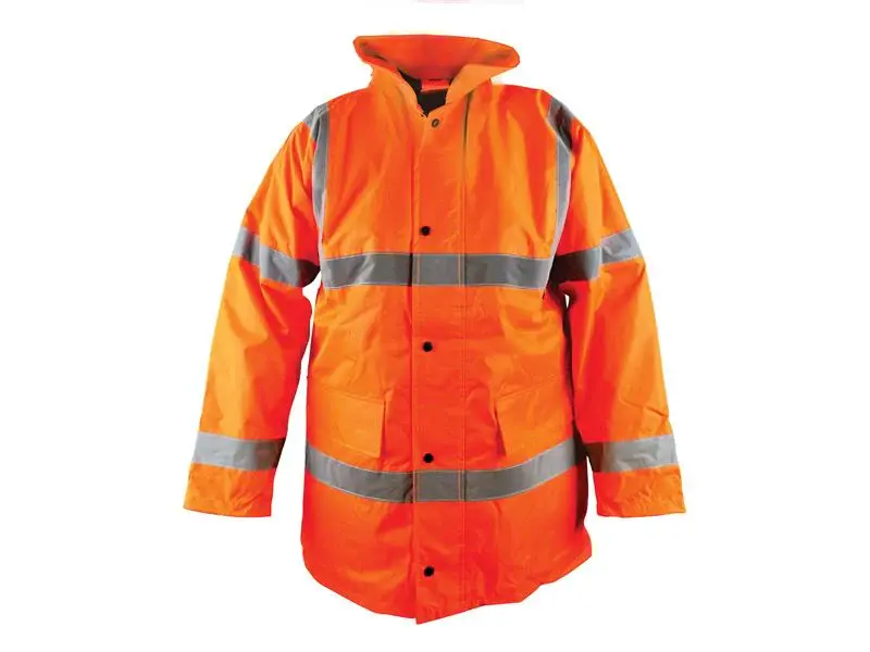Scan Hi-Vis Motorway Jacket Tangerine - M (41in)