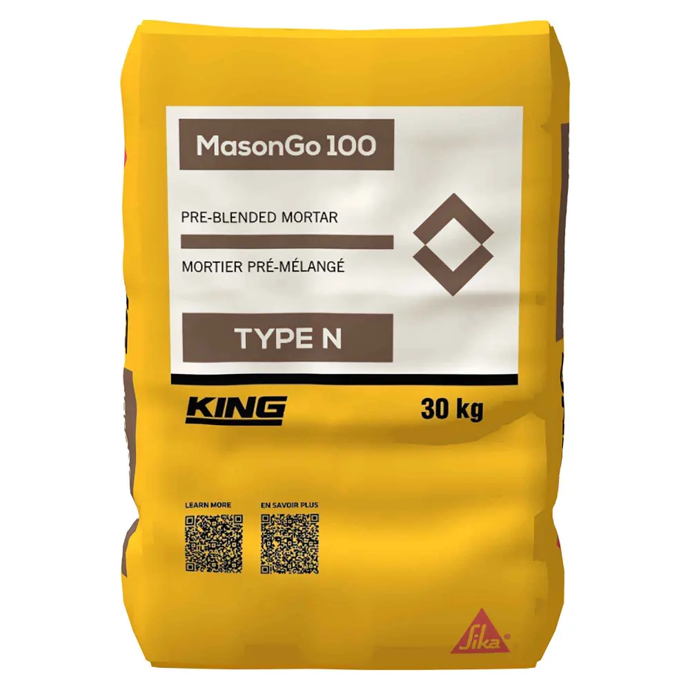 King MasonGo 100 Type N Pre-Mixed Mortar, 30 kg