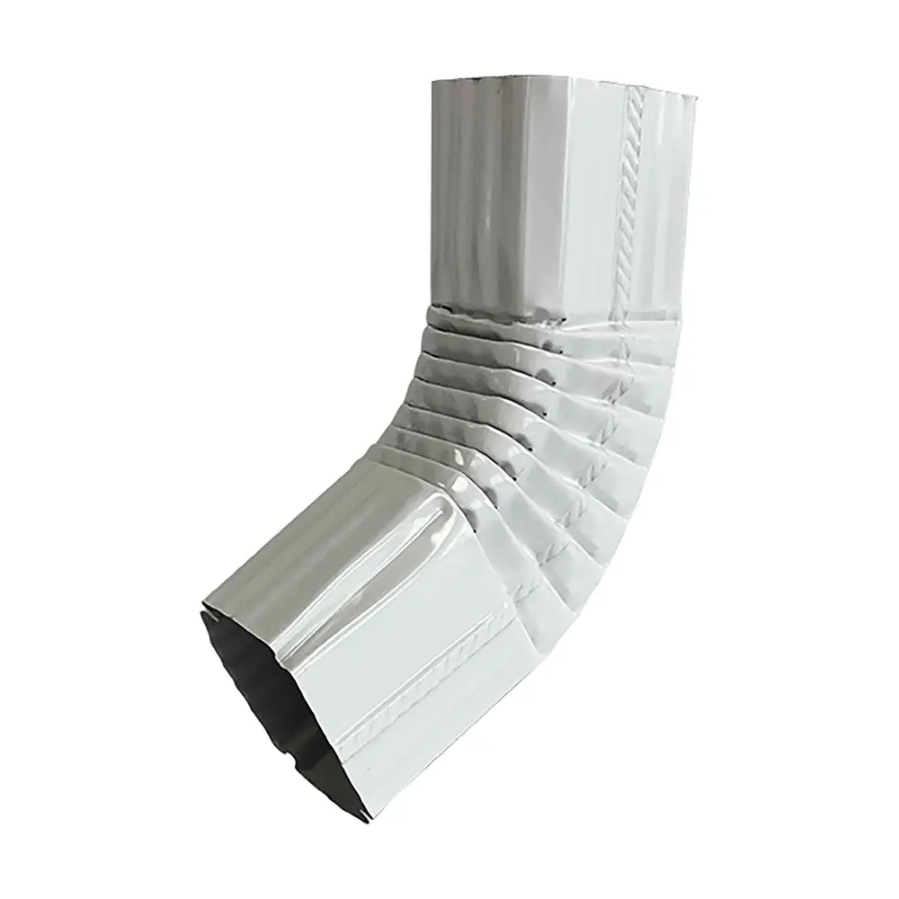 B Elbow Galvalume Gutter Downpipe, Ivory (2" x 3")