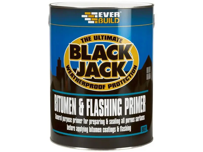 Everbuild Jet-black Jack 902 Bitumen & Flashing Primer 1 litre