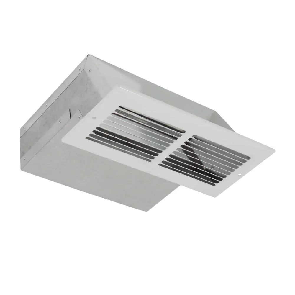 Exhaust Vent Soffit Galvanized Stainless Grille Painted White, 3-1/4" x 10"