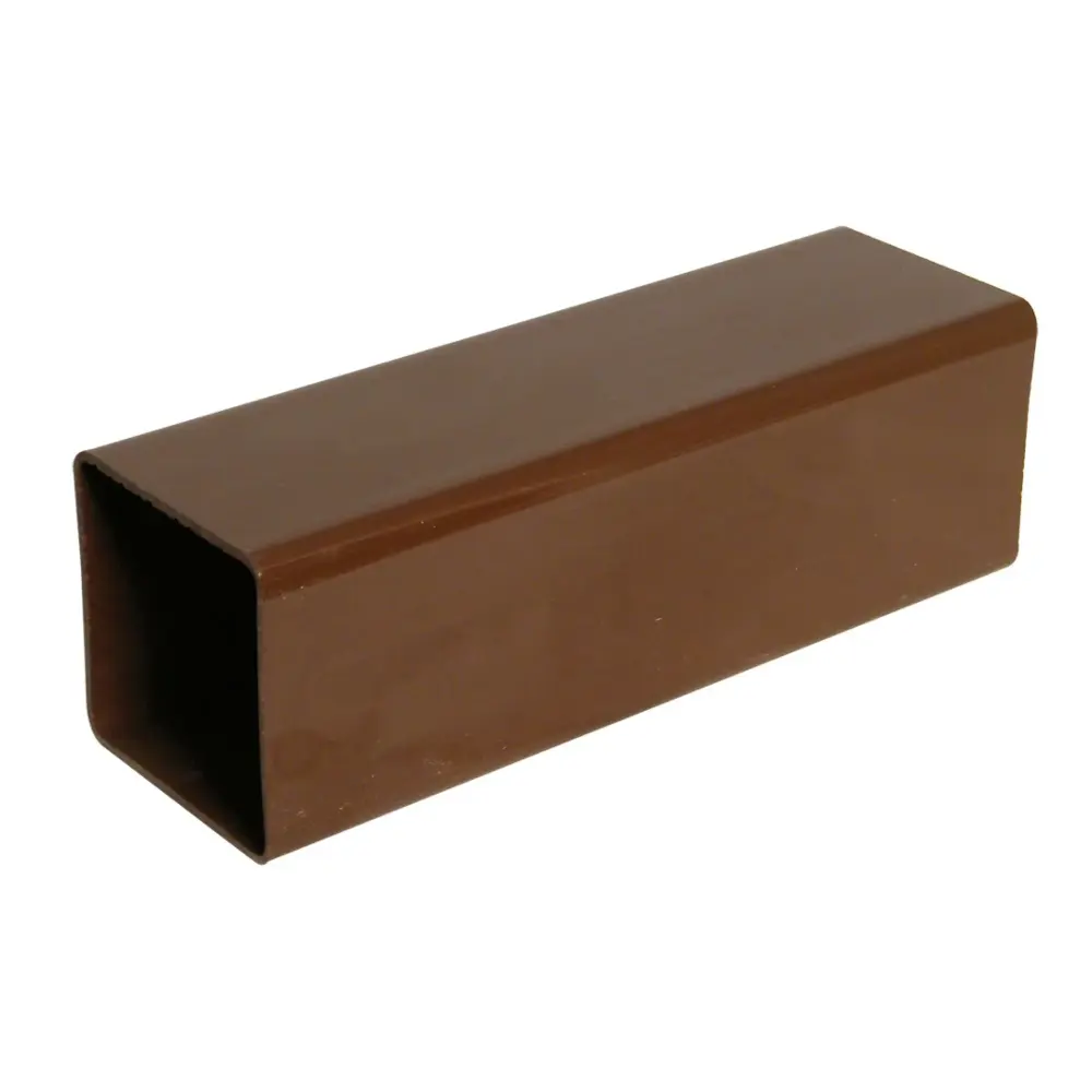 FloPlast 65mm Square Downpipe 2.5 Metre Taupe
