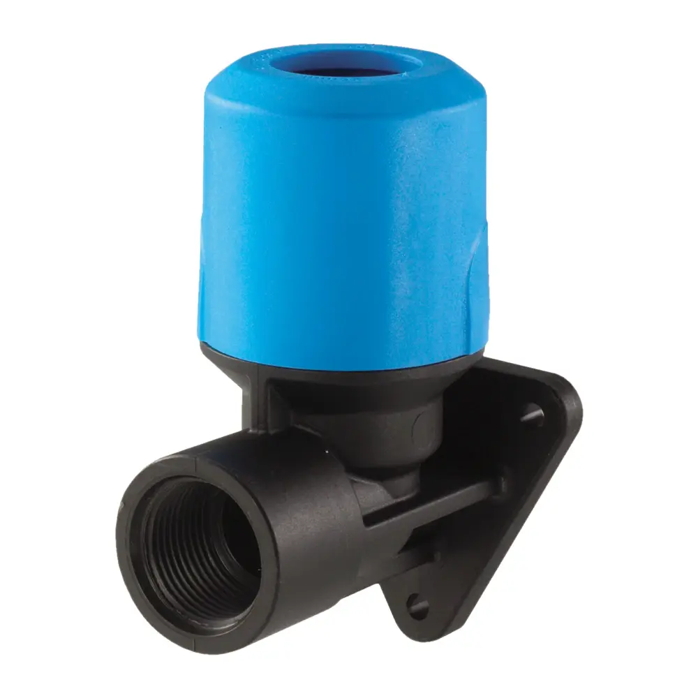 John Guest Speedfit Sapphire Wallplate Elbow 20mm X 1/2" UGPWB2014 (Pack 5)