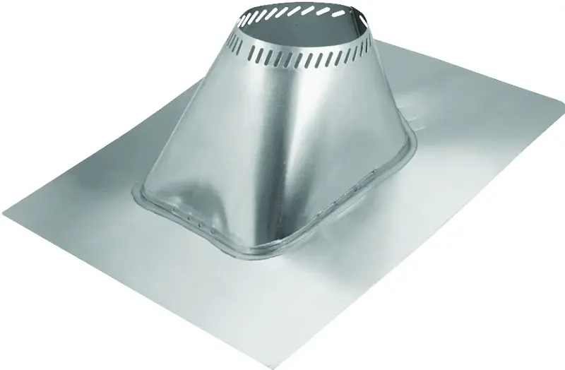 Selkirk SURE-TEMP Choice Series 208825 Roof Flashing, 31-7/8 OAL, 27 OAW, Aluminum, Gray