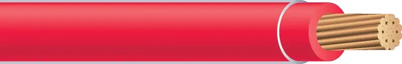 Southwire 22975736 Series Building Wire, Red Sheath, 10 AWG Wire, 50 ft L, Terra cotta Conductor, PVC Insulation