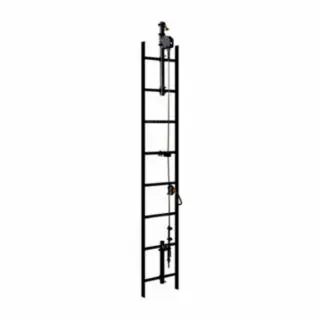 3M Lad-Saf Cable Vertical Securety System, Stainless Metal Steel, 60 ft, 1 x 7 Cable Strand, 7100184384