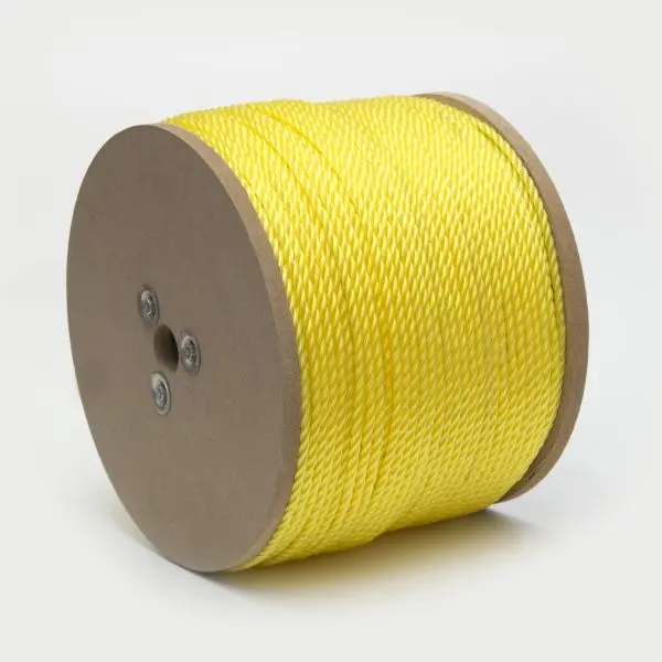 MIBRO 900 ft (274 m) x 3/16 (5 mm) Twisted Polypropylene Rope, 70 lb Load Capacity, Yellow, 302751