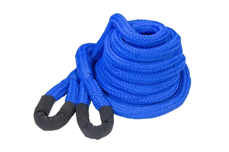 MIBRO 30 ft. (9 m) Kinetic Energy Vehicle Recovery Double Braided Nylon Rope 64300 lb. Secure Working Load, 447551