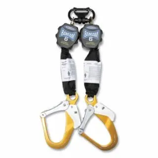 Werner Jumbo 6 Ft Bantam Space-saving Self Retracting Lifeline, Polyester Webbing, Aluminum Rebar Hook, Quantity: 1 piece,...