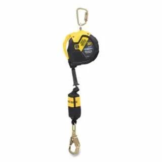 Werner Max Patrol Self Retracting Lifeline Leading Edge Capability, 30 Ft, Galvanized Steel Cable, Steel Swivel Snap Hook,...