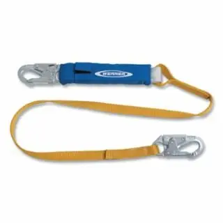 Werner Modular 6Ft Decoil Lanyard, 310 Lbs, Snap Hooks, Quantity: 1 piece, C311100