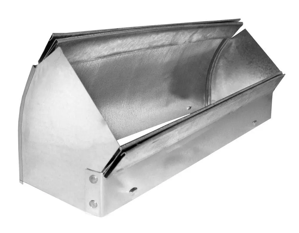 3-1/4" X 12" Vertical 45* Wall Stack