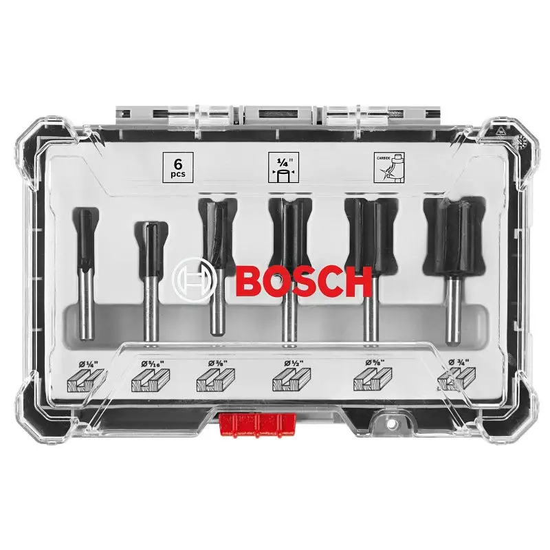 Bosch RBS006SBS Router Bit Adjust, Multi-Purpose, 6-Piece, Steel
