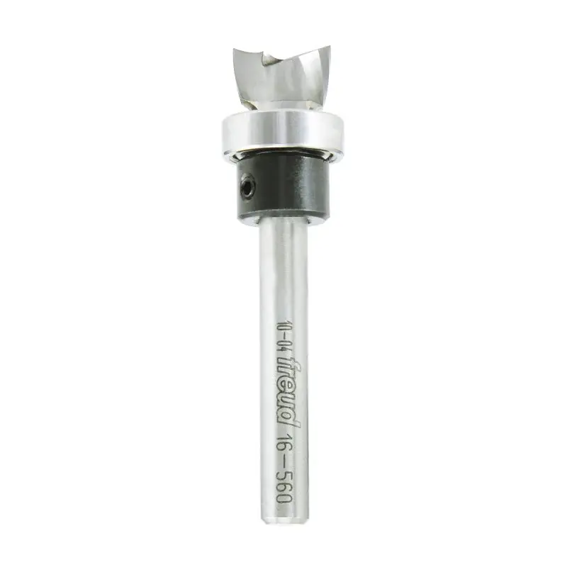 Freud 16-560 Router Bit, 1/2 Dia Cutter, 2-7/16 OAL, 1/4 Dia Shank, 2-Cutter, Carbide