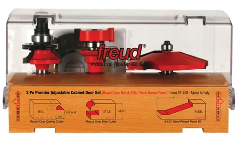 Freud 97-150 Bit Adjust, 1/2 Dia Shank, Carbide