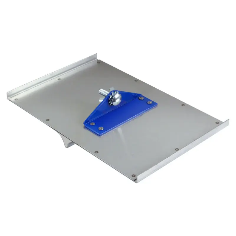 Kraft 8" x 8" 1/2"R, 3/4"D Stainless Chromed Walking Groover