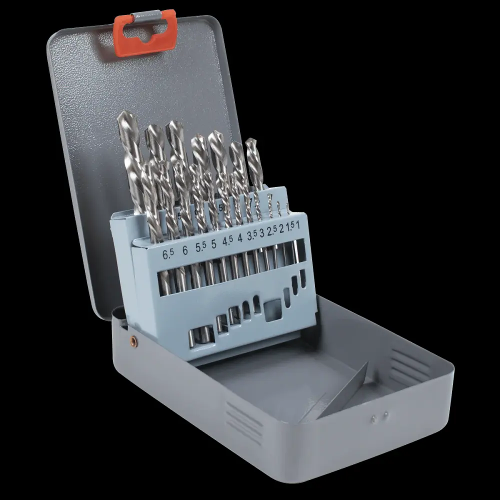 Sealey AK8190 19pc Left-Hand Spiral Drill Bit Place