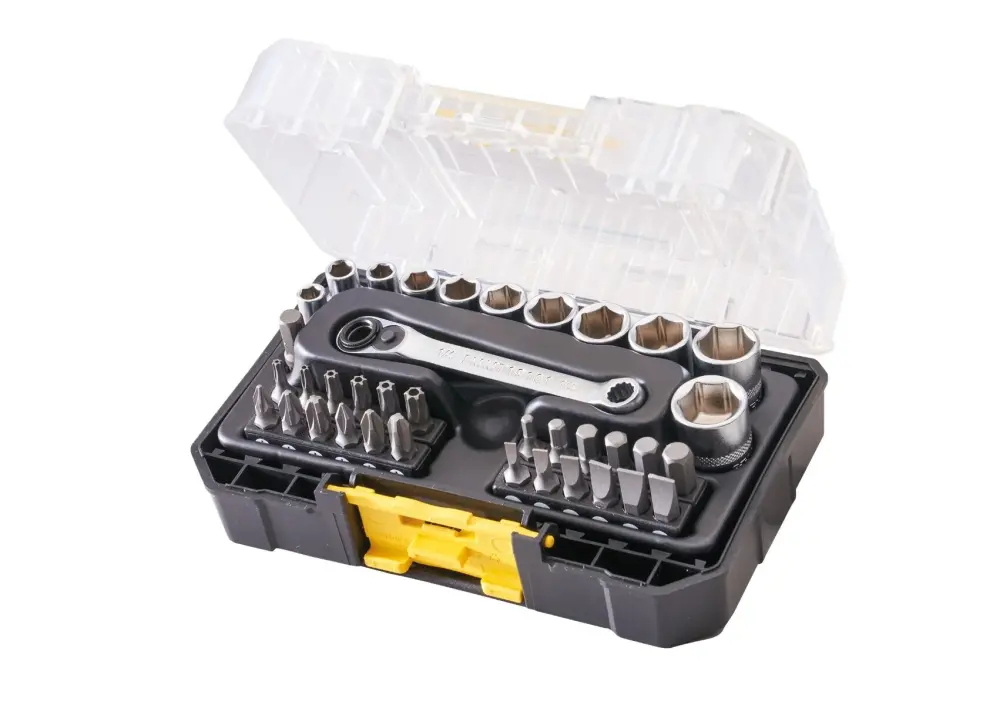 STANLEY FatMax 37 Piece 1/4in Socket & Bit Place