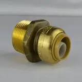 U139LF RWC SharkBite Warm alloy Push Male Adapter, Straight, 3/4" SharkBite x 1" MNPT