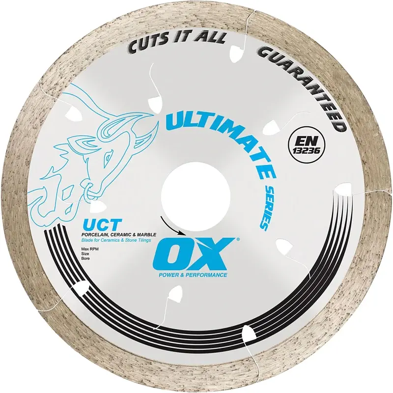 OX ULTIMATE UCT OX-UCT-7 Blade, 7 Dia, 5/8 Arbor, Continuous Rim