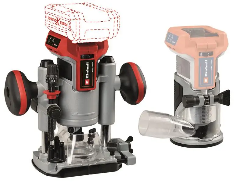 Einhell TP-RO 18 Place Li BL-Solo Power X-Change Router/Palm Router 18V Bare Unit