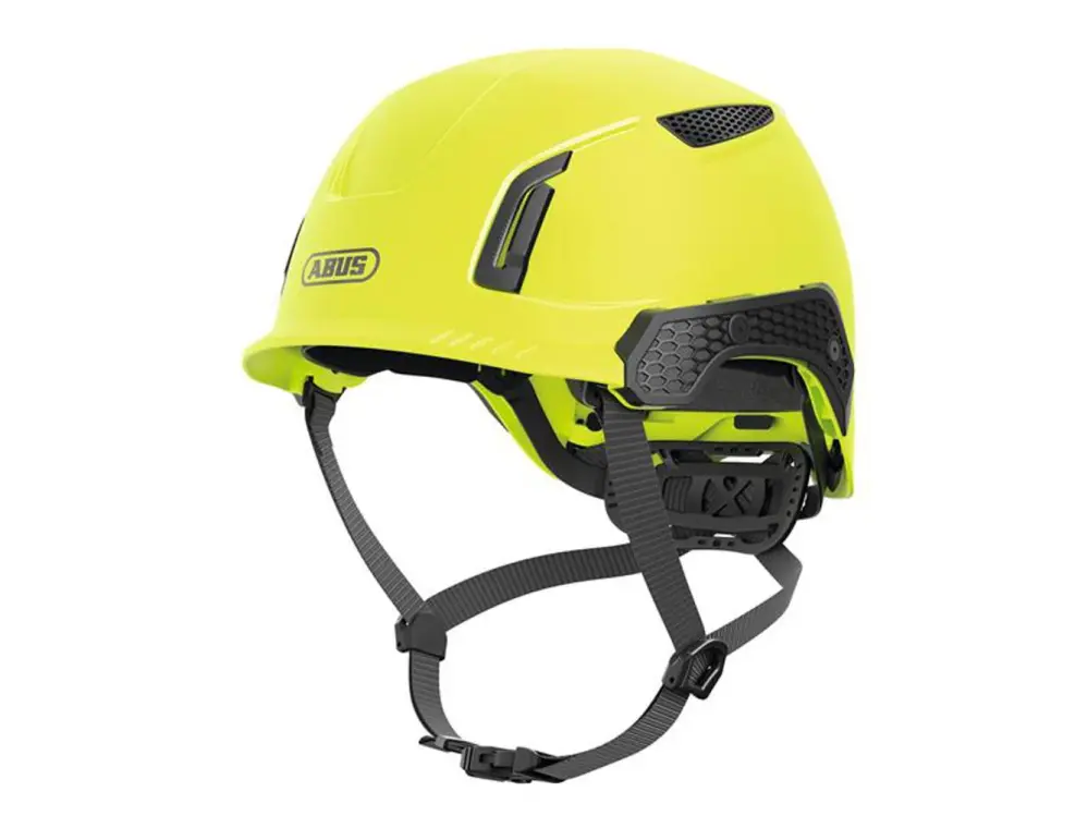 Abus Mechanical Spector Vented Safety Helmet Canary