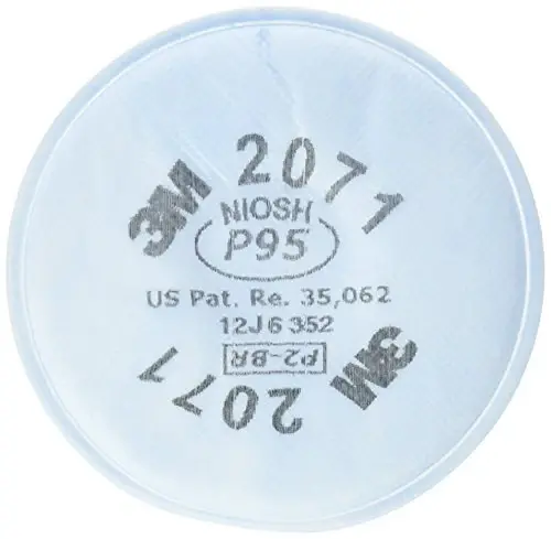 3M Particulate Filter P95 2071 LOT 3 (6 Filters)