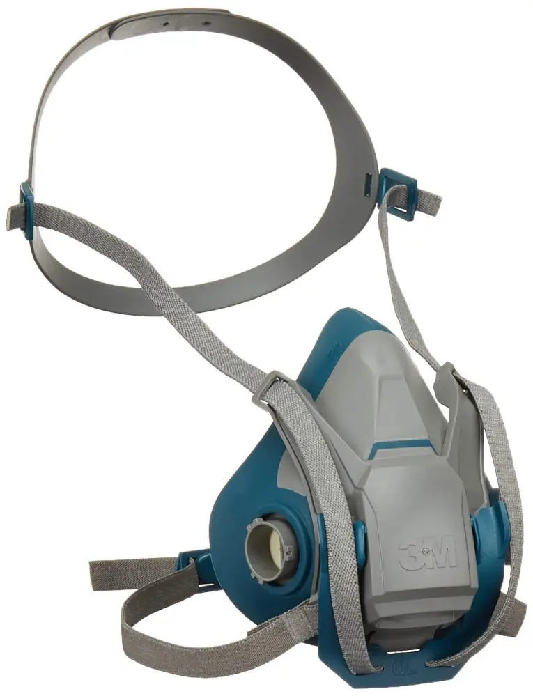 3M Rugged Comfort Fast Latch Half Facepiece Reusable Respirator 6502QL, Gases, Vapors, Dust, Medium - Pack 10