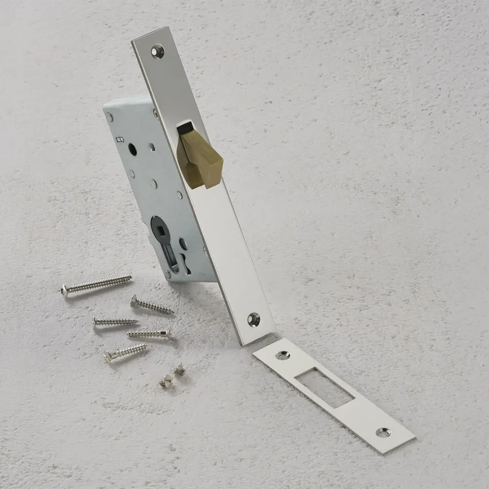 50mm Hook Lock - Smooth Nickel