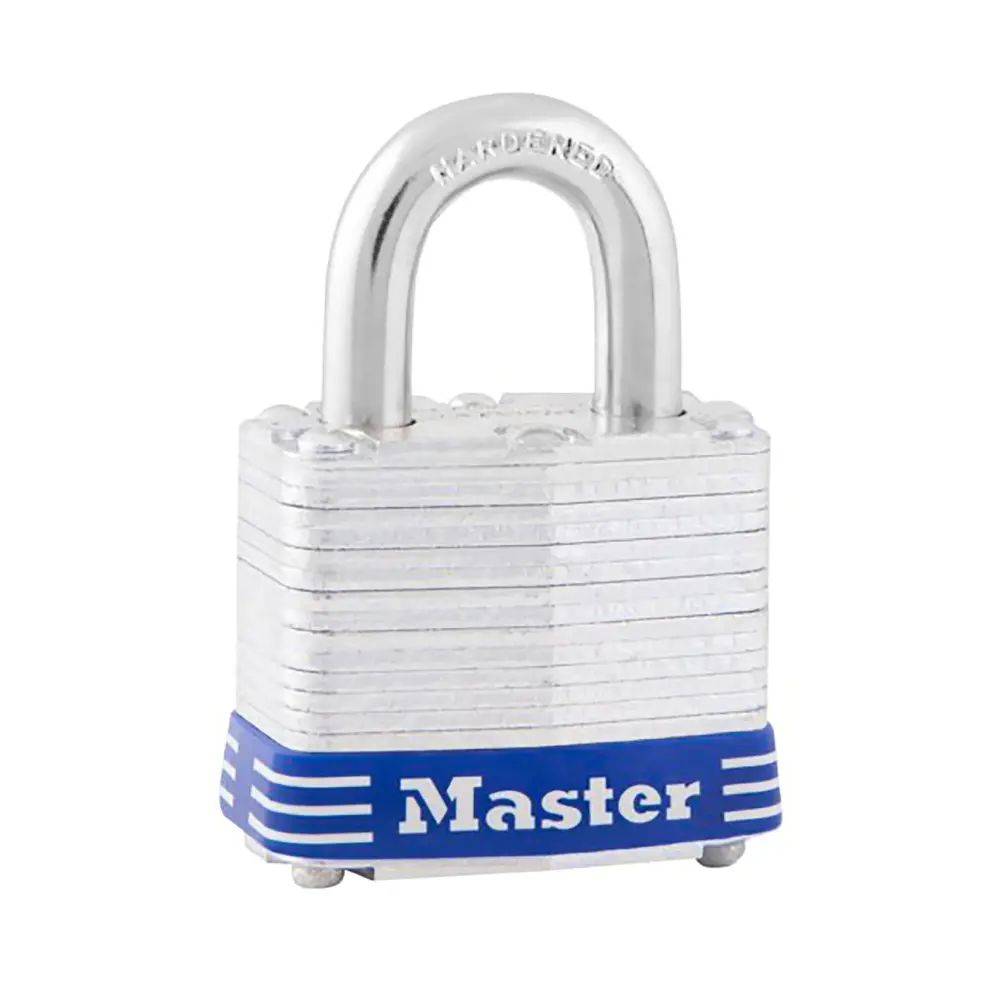 Laminated Stainless Pin Tumbler Padlock, 1-9/16'' Wide