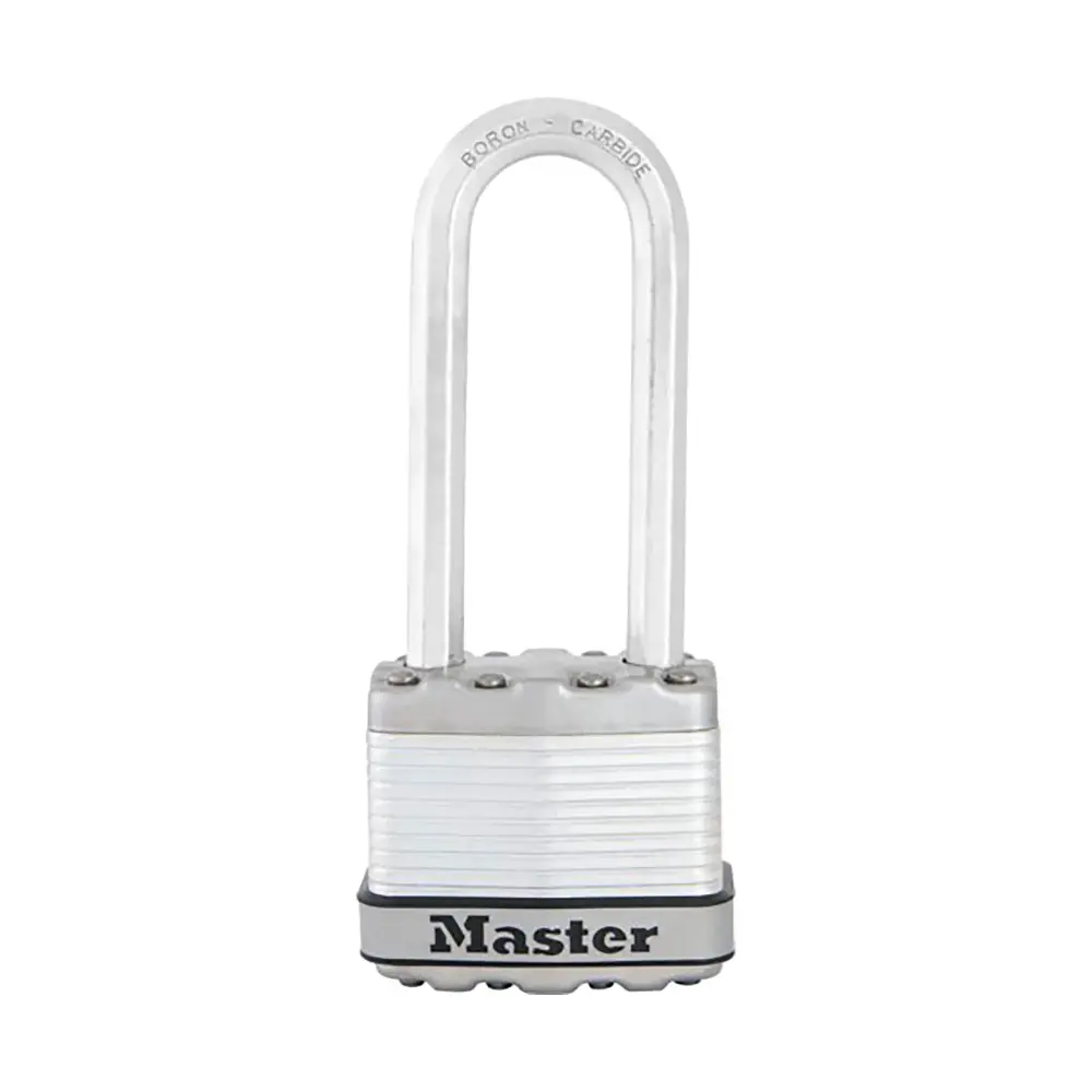 Magnum Laminated Steel Padlock 2-1/2'' Shackle, 1-3/4'' Generous