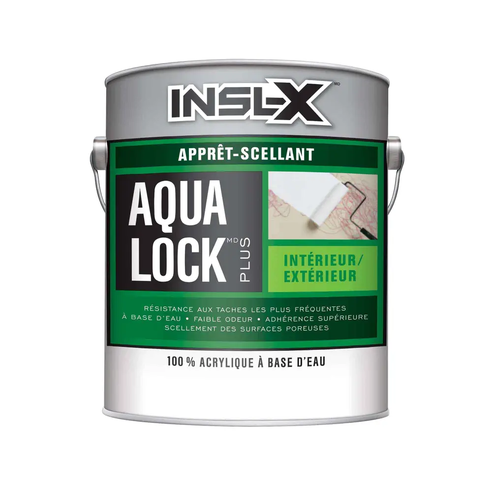 Tamper-Proof Insl-X Aqua Lock Plus Primer-Sealer Chalk, 3.79 L