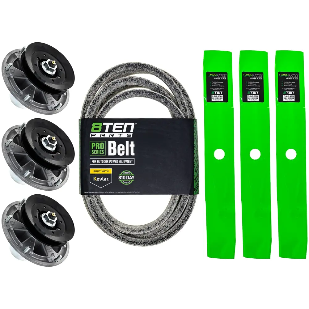 Blade Spindle Belt Kit John Deere Ztrak Z730M Z760R 54 Inch M164016