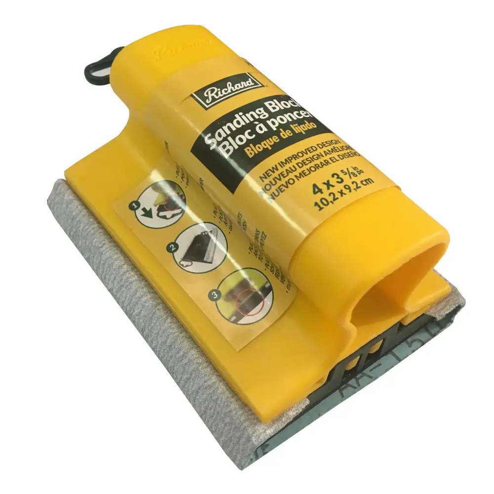 Easy Change Sanding Block (4'' X 3 5/8'')