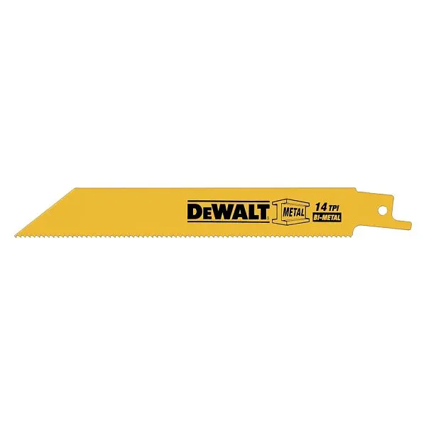 DeWalt 12" 14 TPI Straight Back Blades (5), DW4838