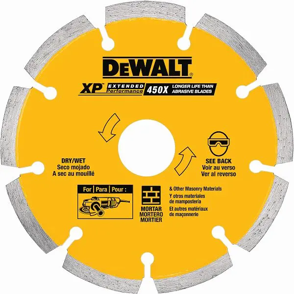 DeWalt Knurled 6" x.250 XP Diamond Tuck Point Blade, DW4739