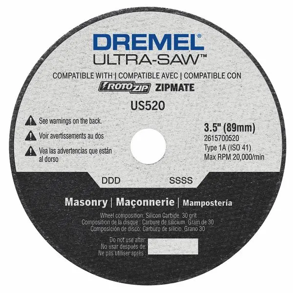 Dremel Instant 3.5 " Masonry Cut-Off Wheel, 2615U520AA