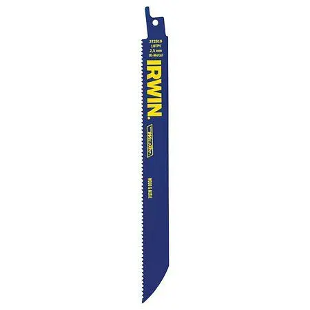 Irwin Tough Reciprocating Blade 8" 10TPI, 372810 Irwin Tools