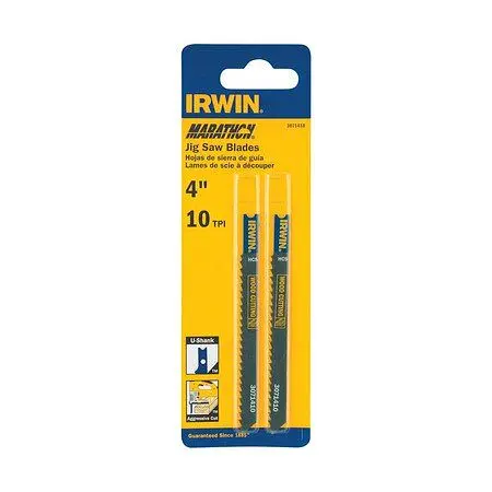 Irwin U-Shank 4" 10 TPI Carbon Milled, 3071410 Irwin Tools