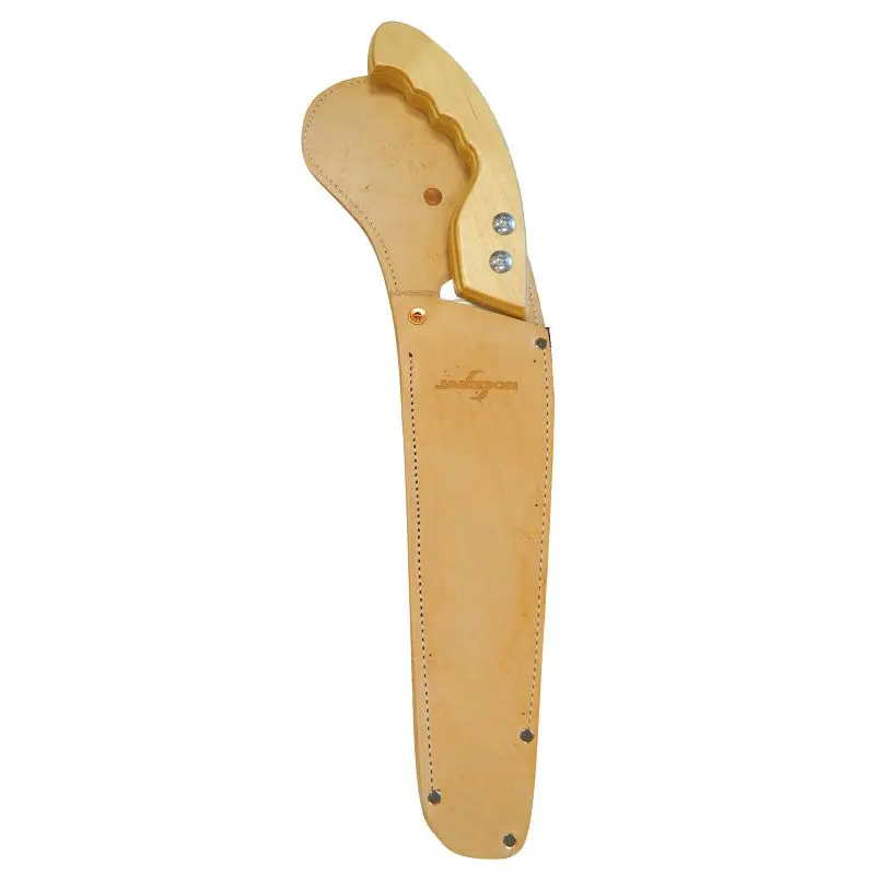 Jameson Elite Straight Blade Hand Saw Wood Handle & Leather Scabbard, 11", HS-11TE-SWL