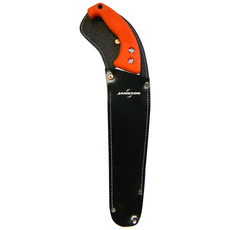 Jameson Straight Blade Hand Saw Ergonomic Handle & Belting Scabbard, 11", HS-11TE-SOB