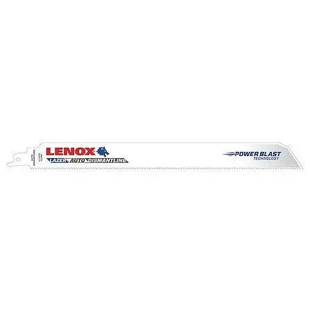 LENOX 12" L x 0.75 TPI Bi-metal Reciprocating Band Saw Blade, 1954463