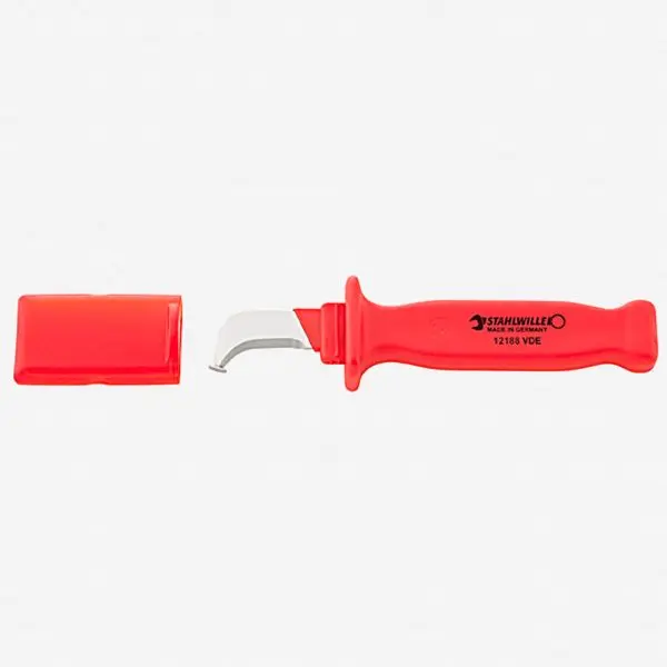 Stahlwille 12188 VDE Electrician's Knife - Hooked Blade, ST77020701