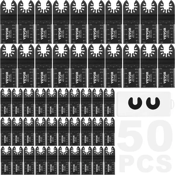 VEVOR Oscillating Saw Blades, Universal Quick Release, 50 Pieces, BDGJDPQR50PCSVDUMV0