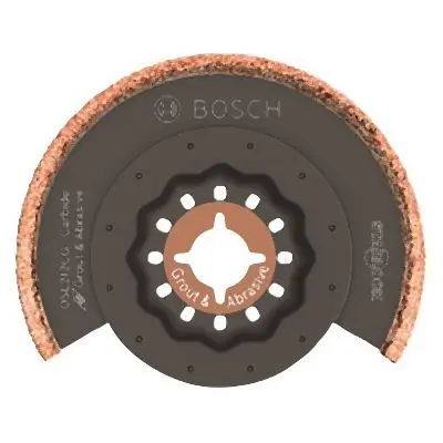 Bosch 2-1/2 Inches Starlock® Oscillating Multi Tool Carbide Grit Segmented Coping Saw Blade, 2608664855