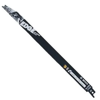 Bosch Corrosion-Resistant 25 pieces 12 Inches 9/12 TPI Edge Reciprocating Jigsaw Blades Flush Cuts (Bulk Pack), 2610044162